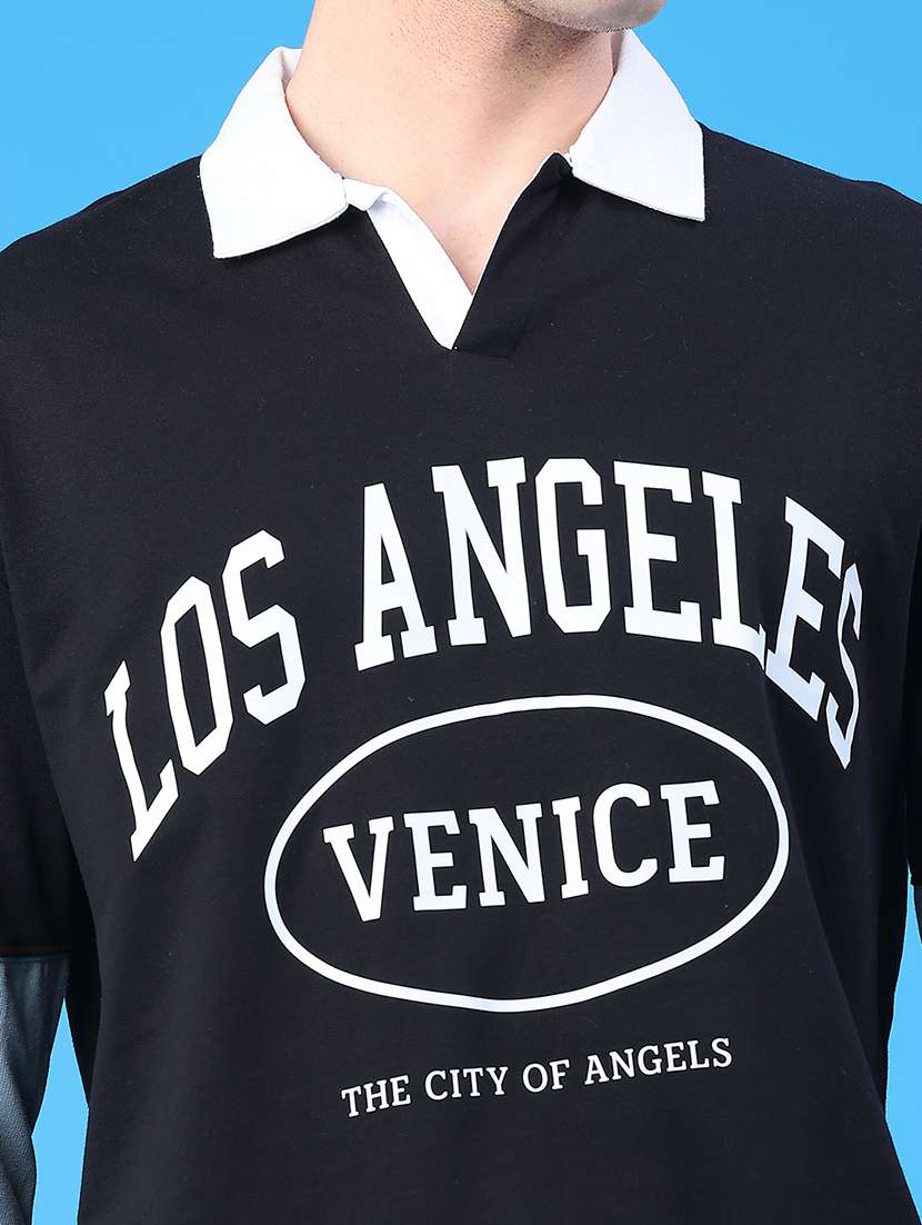 men typographic long sleeve regular fit sweatshirt - 22185319 -  Standard Image - 2