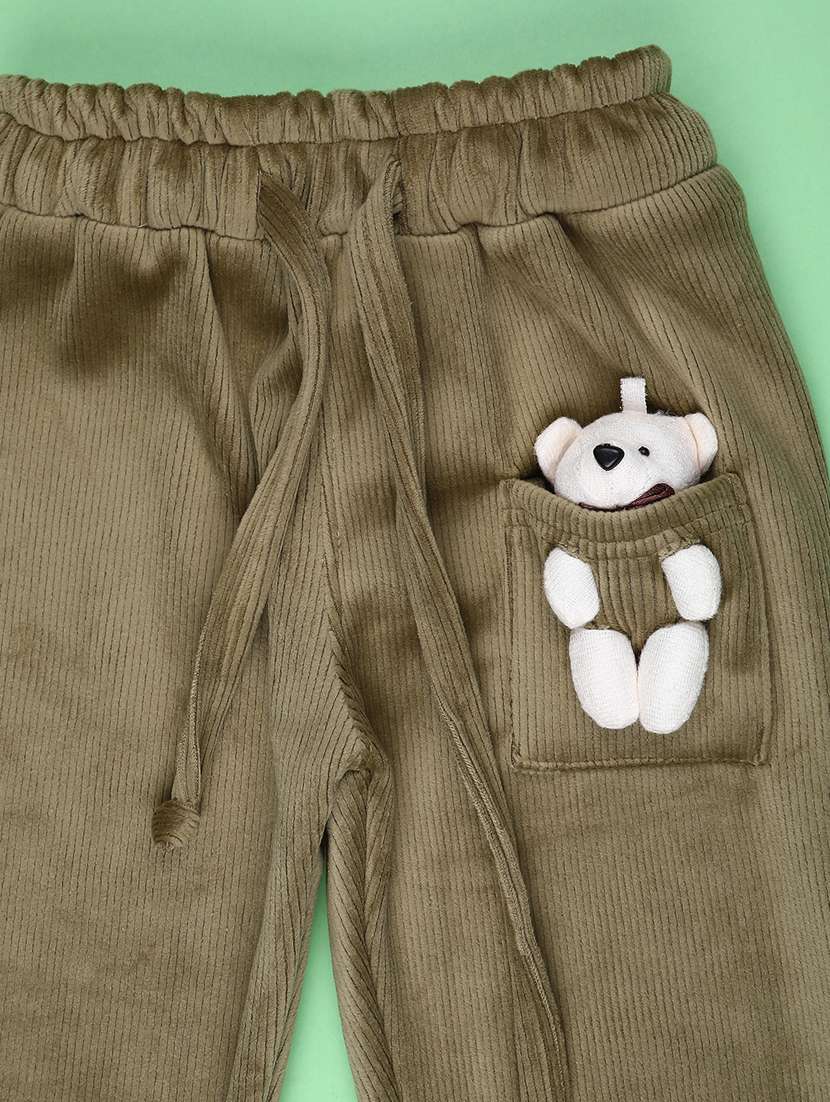 girls solid mid rise nightwear pyjama - 22185329 -  Standard Image - 2