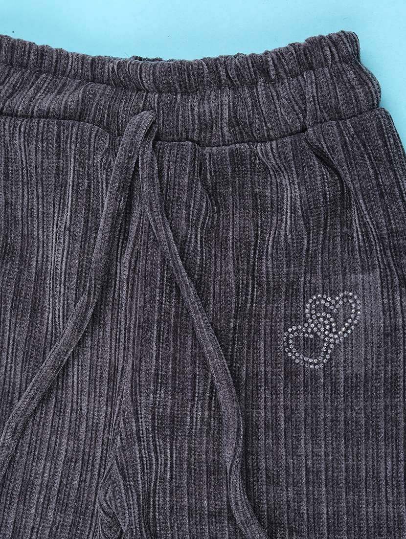 girls solid mid rise nightwear pyjama - 22185362 -  Standard Image - 2