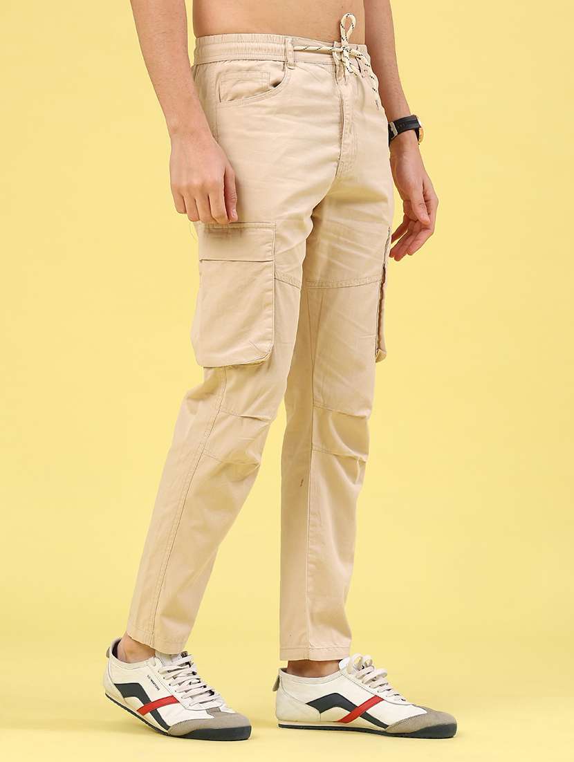 men beige cotton cargo - 22185384 -  Standard Image - 2
