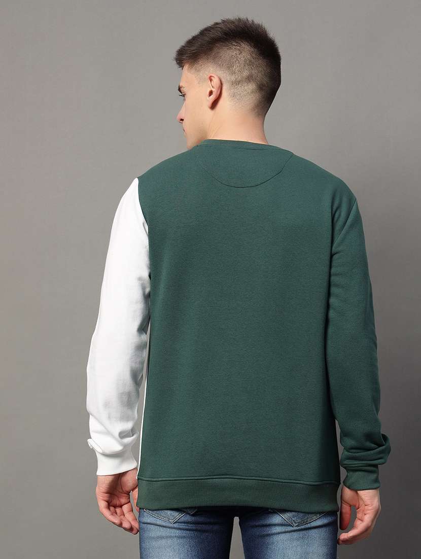 men color block long sleeve regular fit sweatshirt - 22185828 -  Standard Image - 2