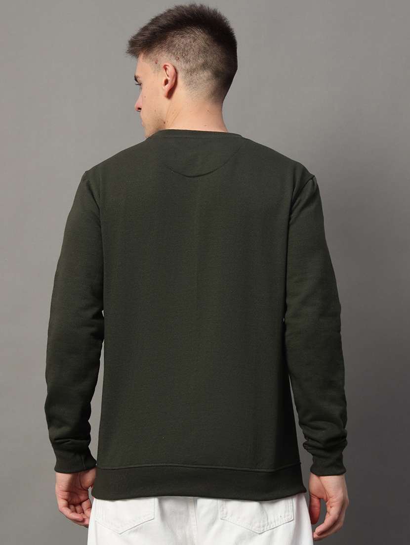 men chest print long sleeve regular fit sweatshirt - 22185856 -  Standard Image - 2