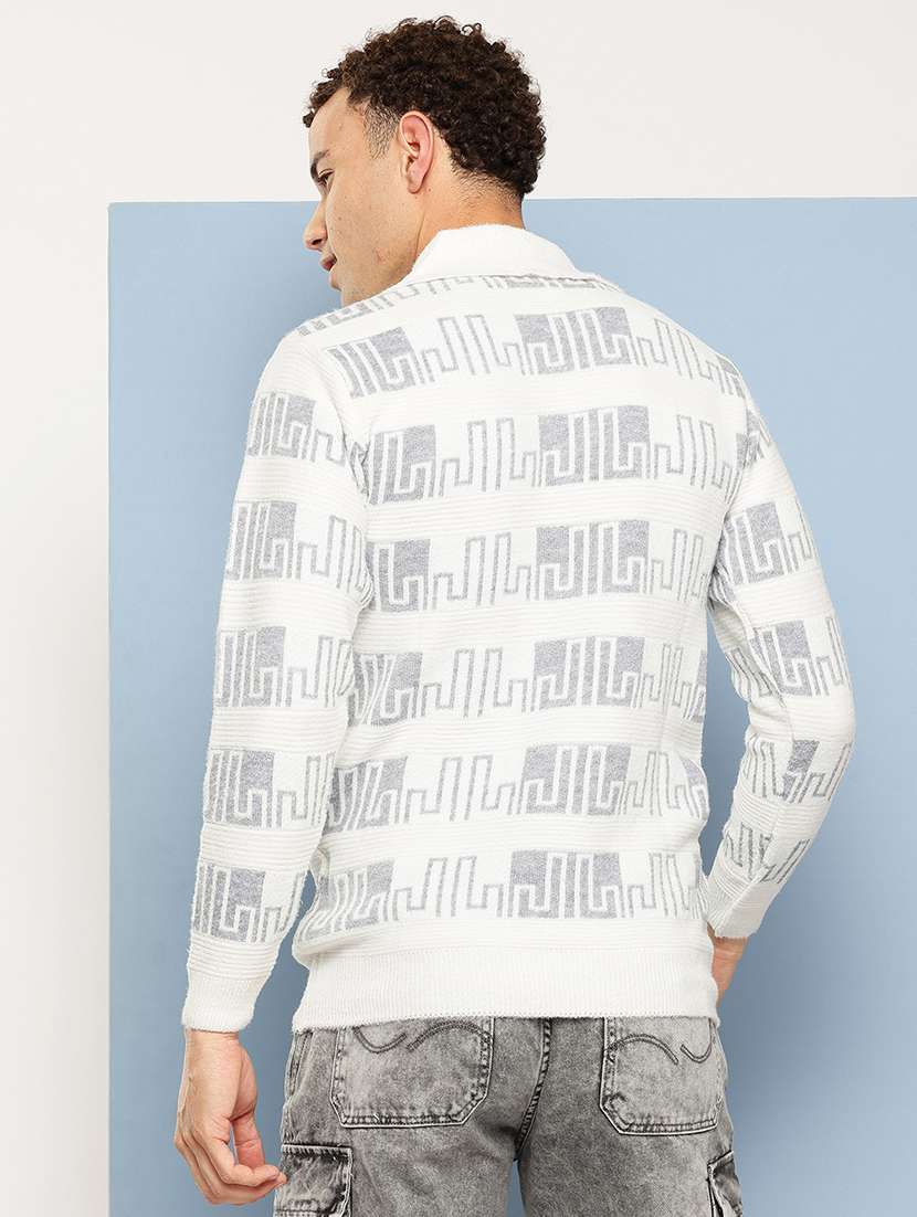 men self design long sleeve regular fit pullover  - 22186104 -  Standard Image - 2