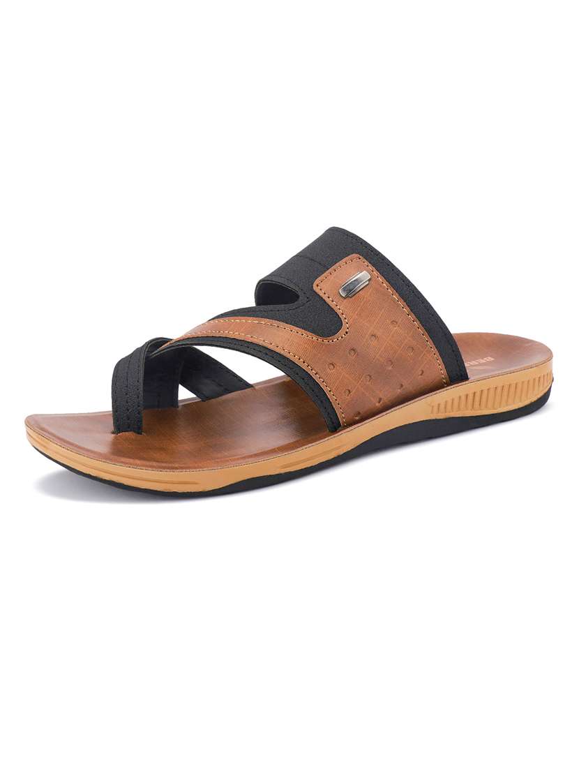men color block toe seperator sandal - 22186256 -  Standard Image - 2