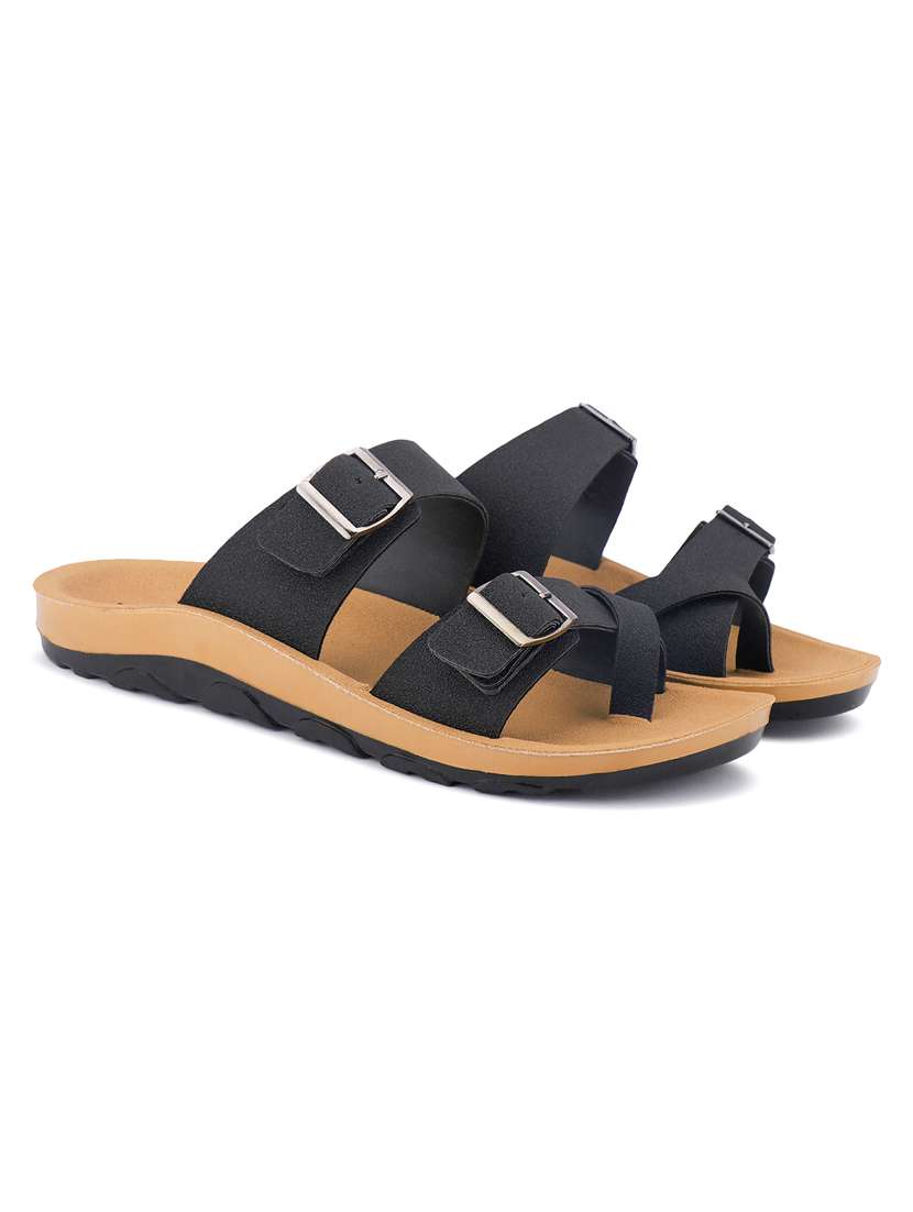 men solid toe seperator sandal - 22186258 -  Standard Image - 2
