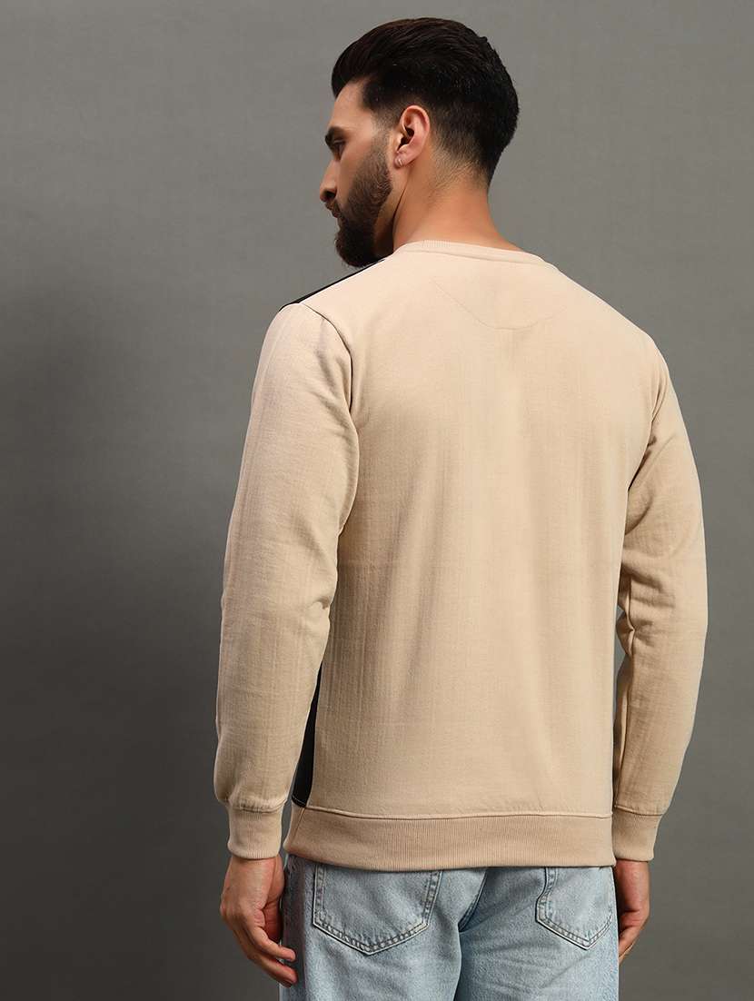 men color block long sleeve regular fit sweatshirt - 22186286 -  Standard Image - 2