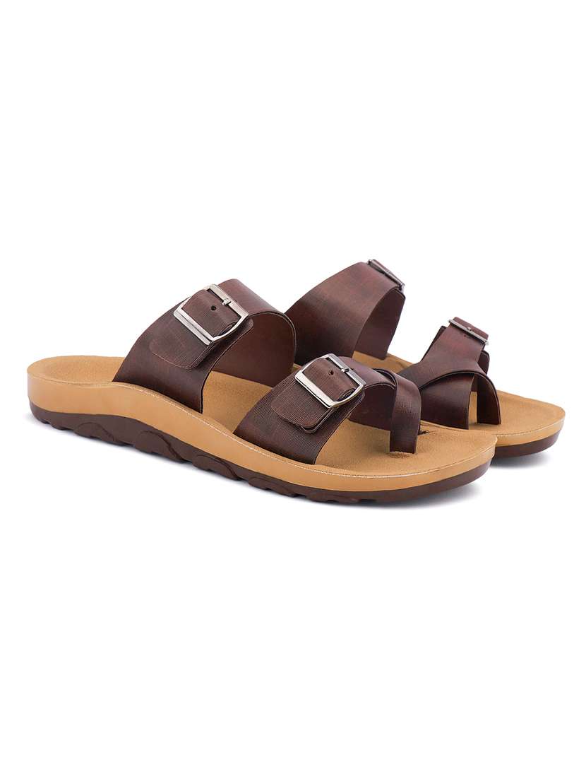 men solid toe seperator sandal - 22186306 -  Standard Image - 2