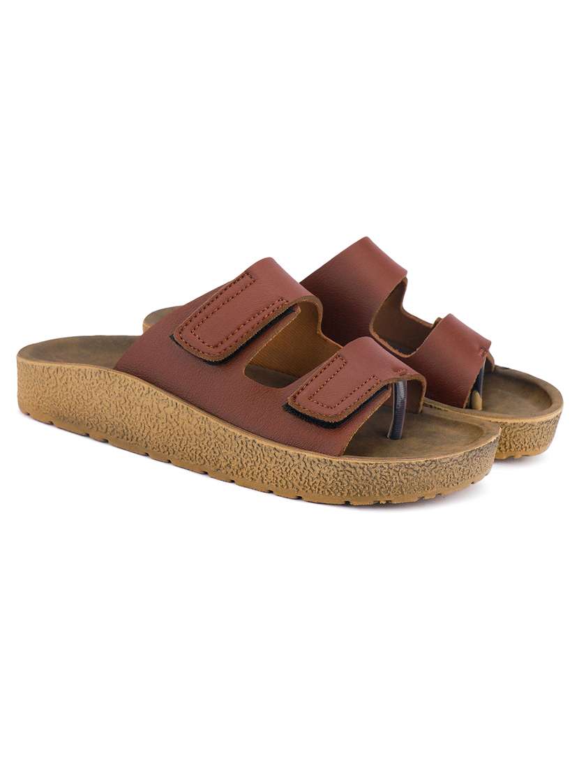 men solid toe seperator sandal - 22186310 -  Standard Image - 2