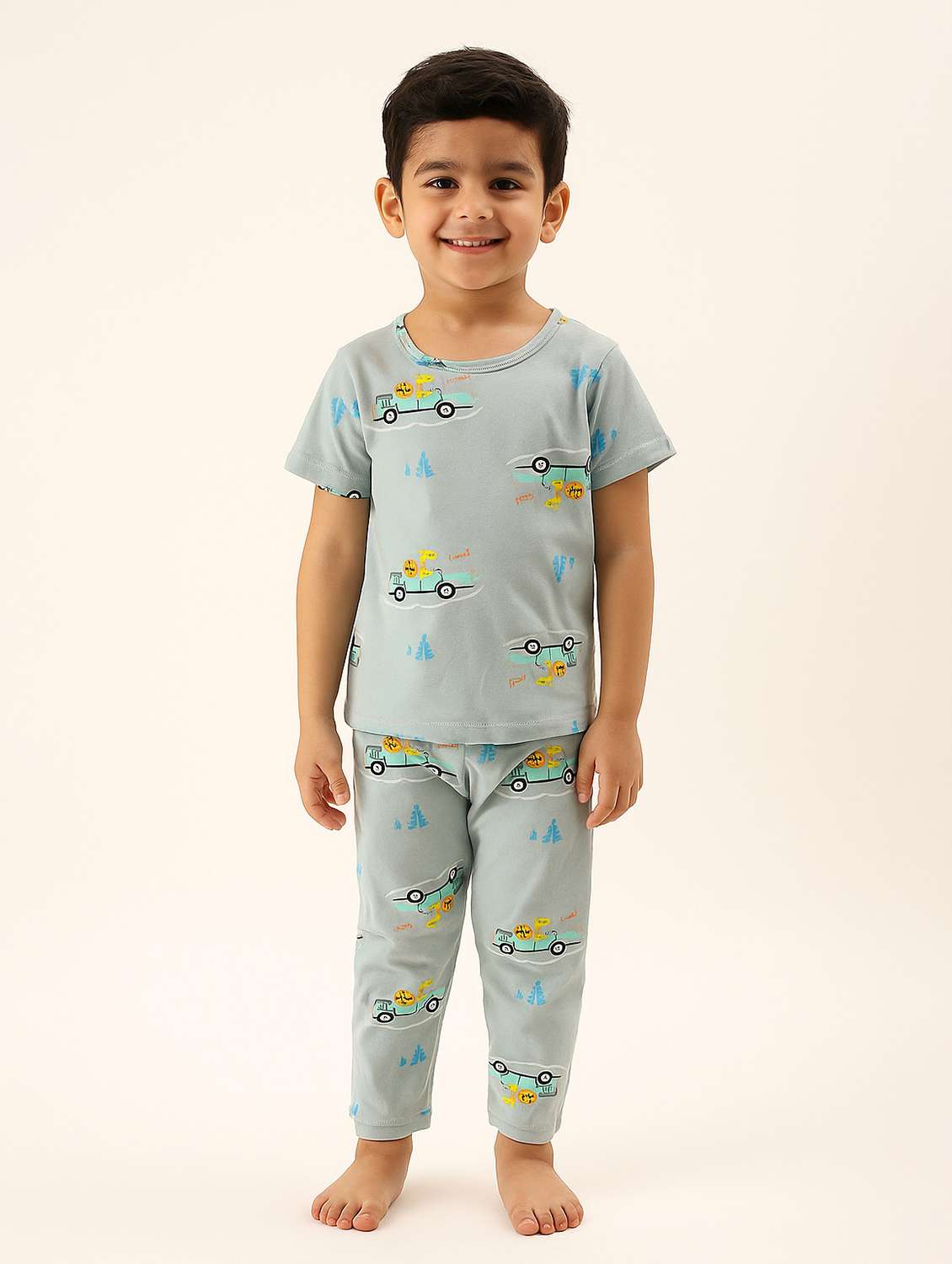 blue cotton full length sets coords set - 22186328 -  Standard Image - 2