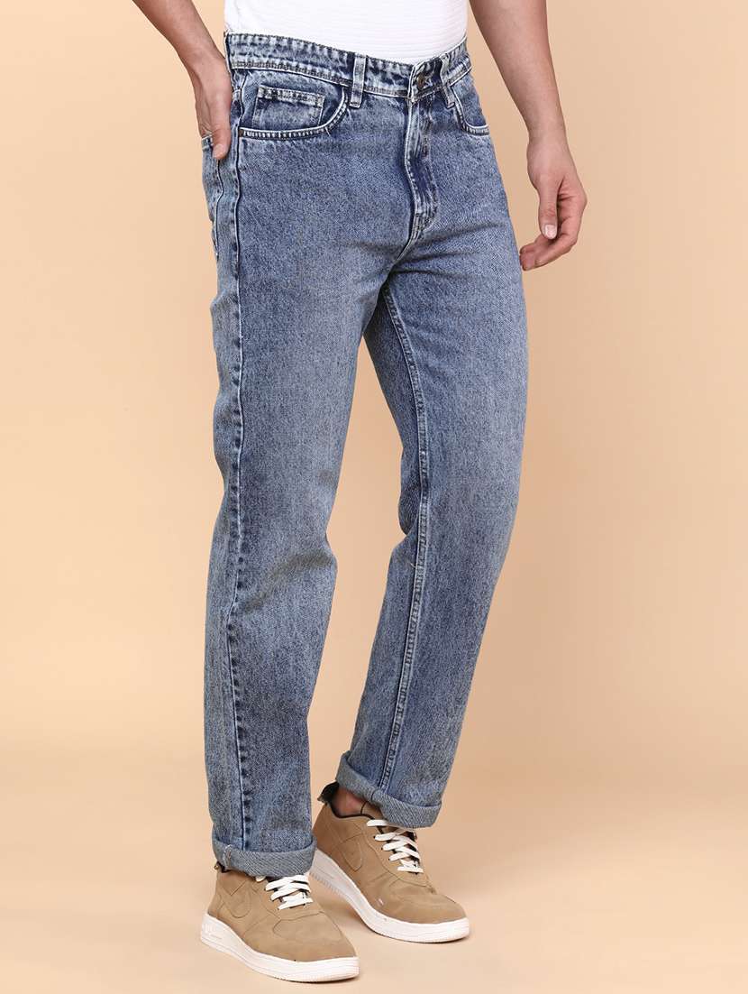 men blue cotton jean - 22186603 -  Standard Image - 2