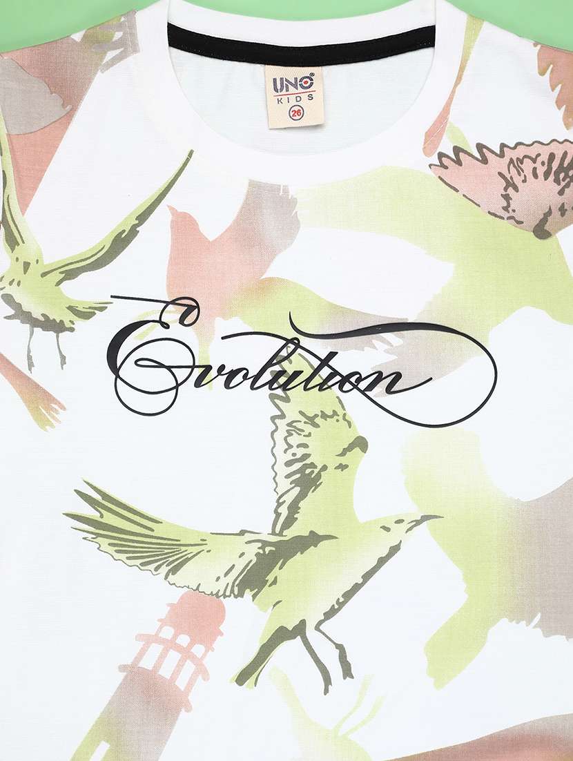 boys printed t-shirt & shorts co-ords set - 22186669 -  Standard Image - 2