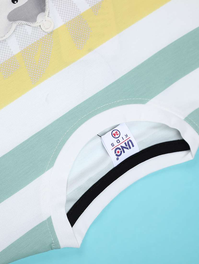 boys striped short sleeve co-ord set - 22186724 -  Standard Image - 2