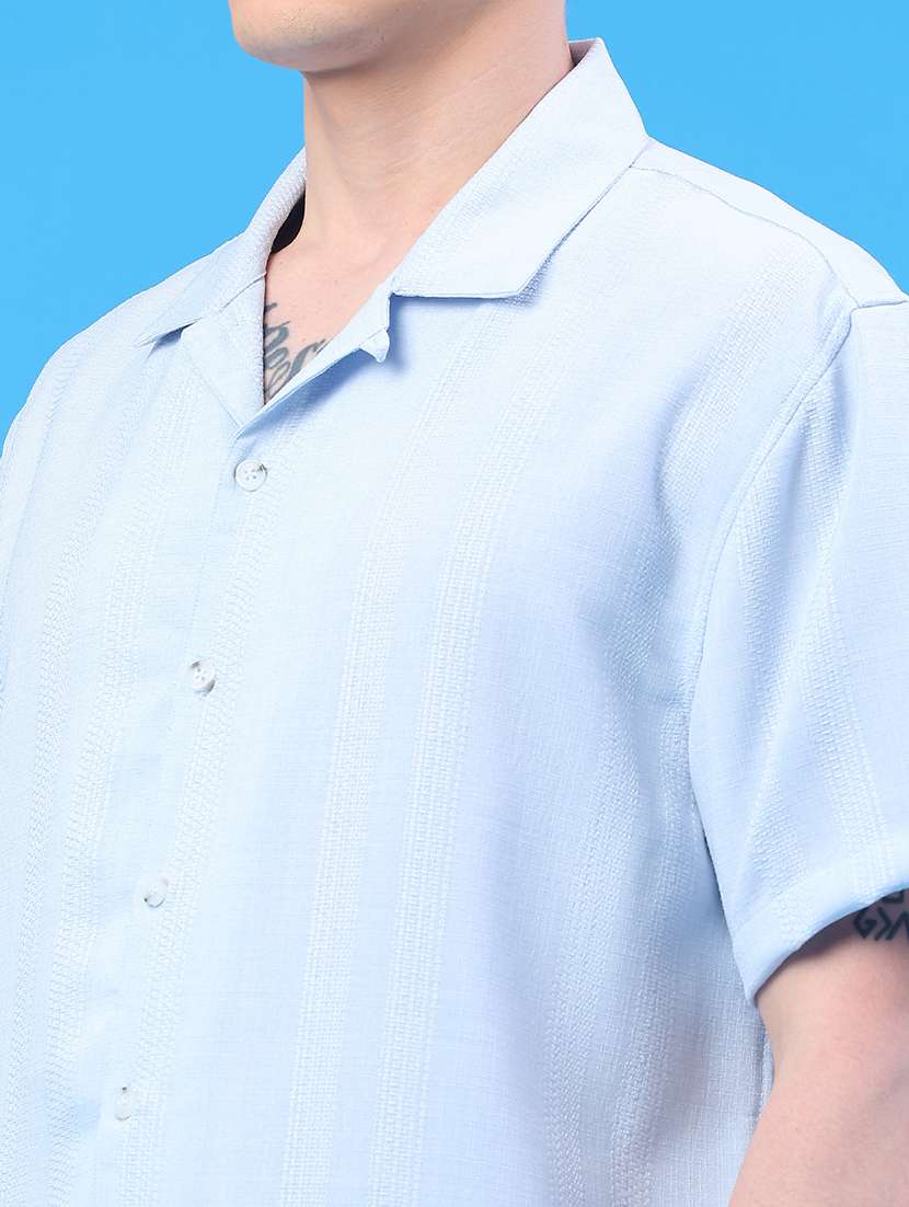 men self design short sleeve regular fit casual shirt - 22186767 -  Standard Image - 2