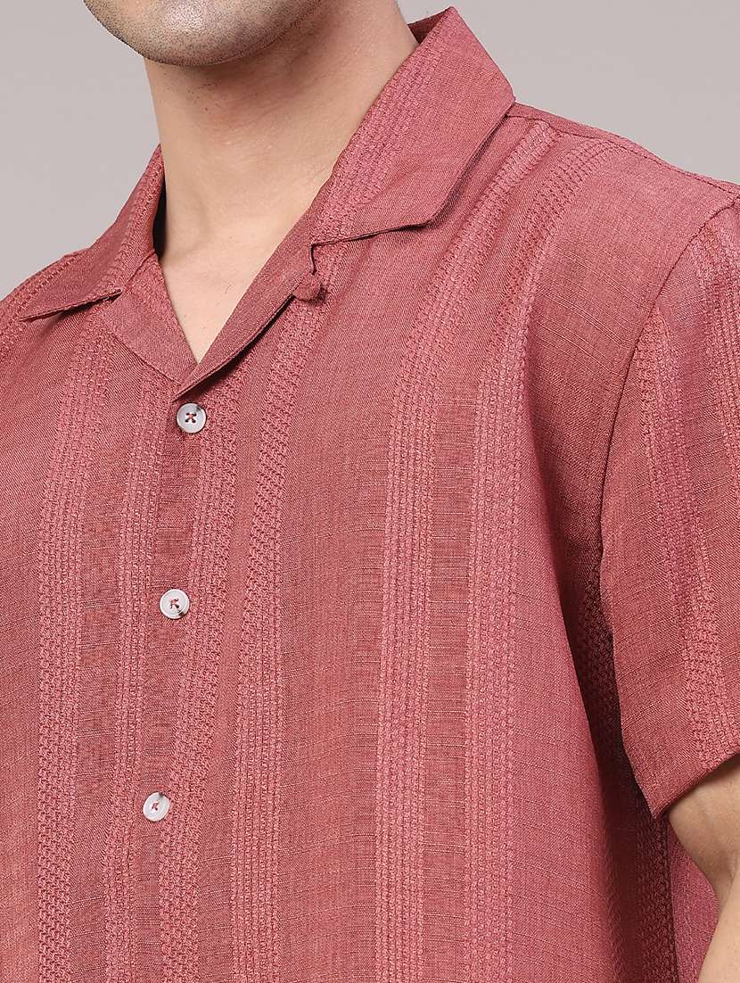 men self design short sleeve regular fit casual shirt - 22186768 -  Standard Image - 2