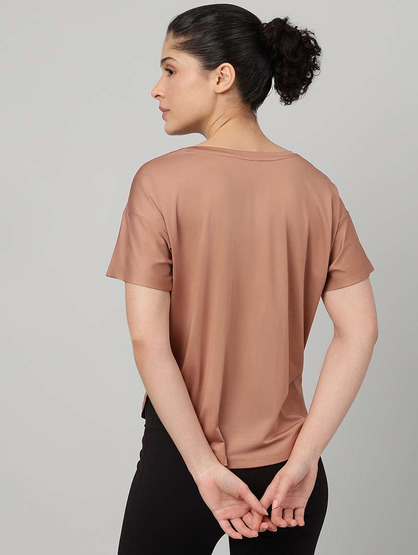 brown polyester regular tshirt - 22186884 -  Standard Image - 2