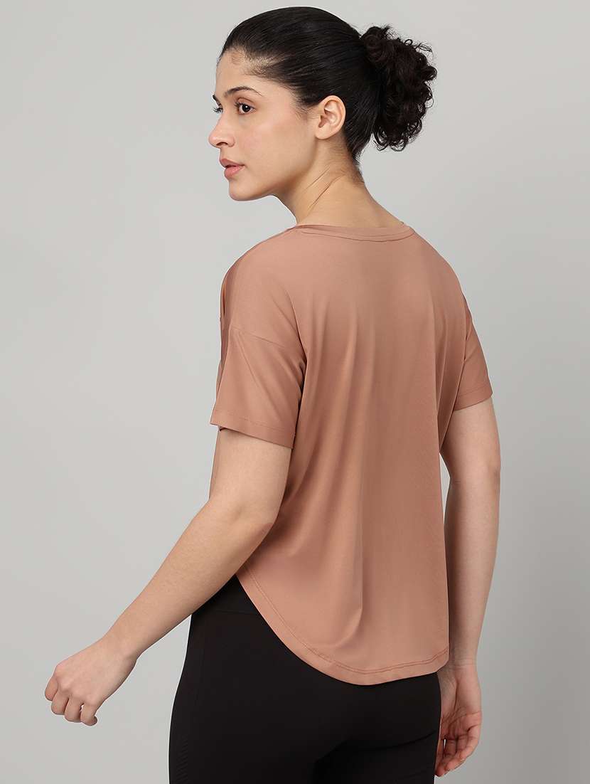 brown polyester regular tshirt - 22186886 -  Standard Image - 2