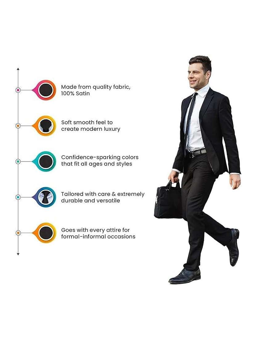men pack of 2 silk blend solid tie - 22186993 -  Standard Image - 2