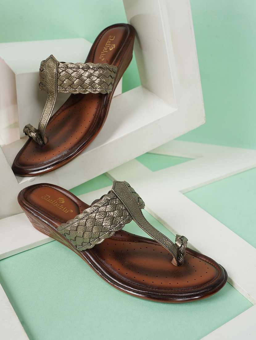 women slip on wedge