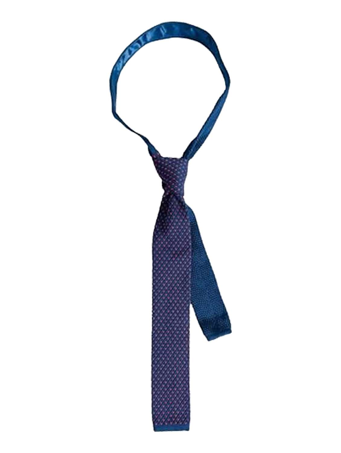 men polyester self design tie - 22187035 -  Standard Image - 2