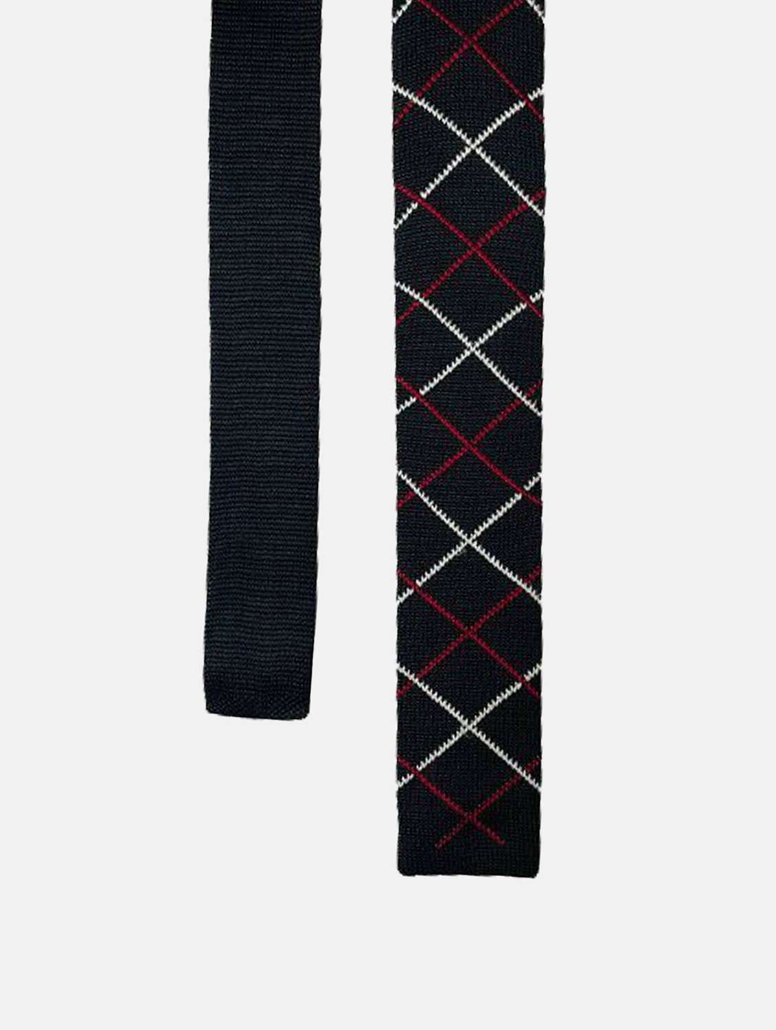 men polyester checkered tie - 22187043 -  Standard Image - 2