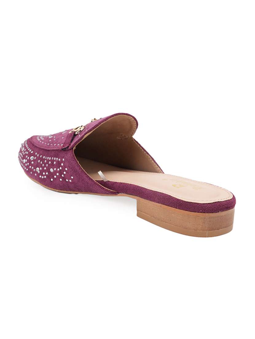 women embellished slip on mule - 22187053 -  Standard Image - 2
