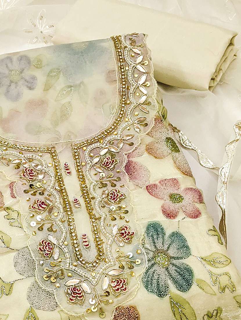 women floral embroidered unstitched suit set - 22187073 -  Standard Image - 2