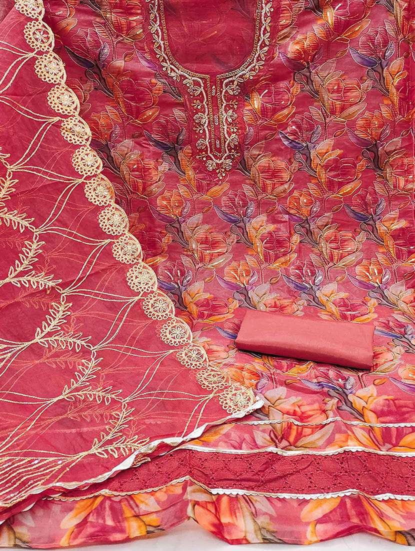 women floral embroidered unstitched suit set - 22187081 -  Standard Image - 2