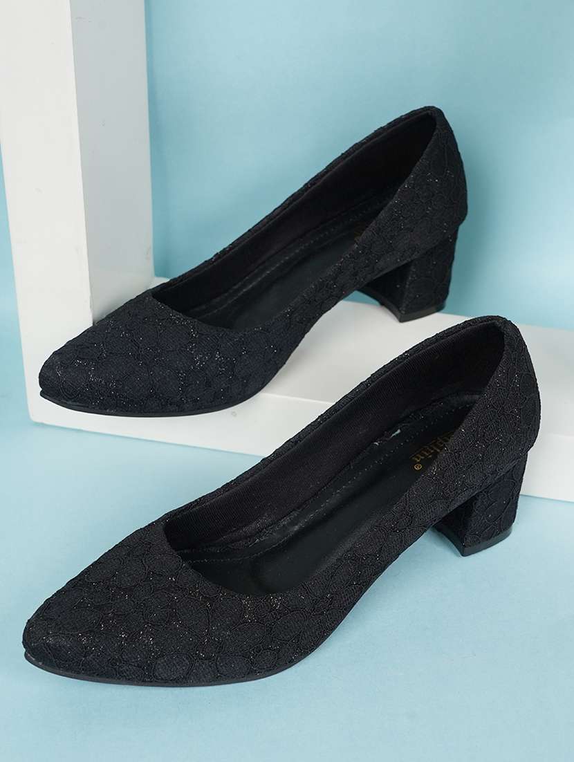 women slip on pump
