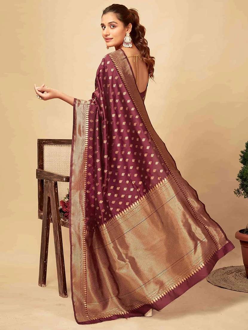 women self design kanjivaram saree with blouse - 22187597 -  Standard Image - 2
