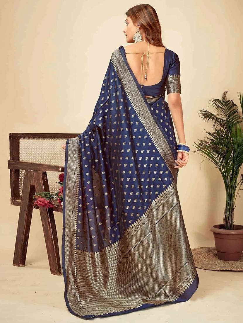 women self design kanjivaram saree with blouse - 22187612 -  Standard Image - 2