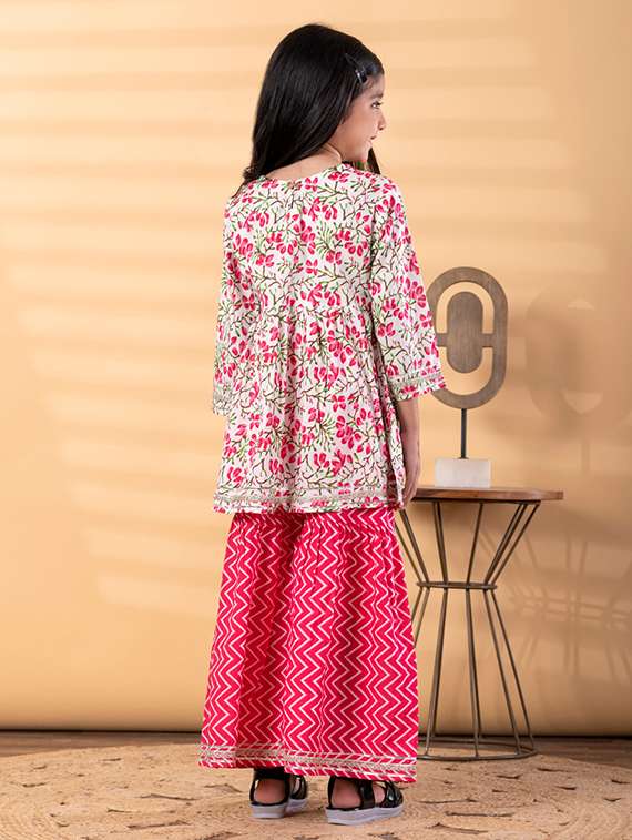 pink cotton suit set - 22187752 -  Standard Image - 2