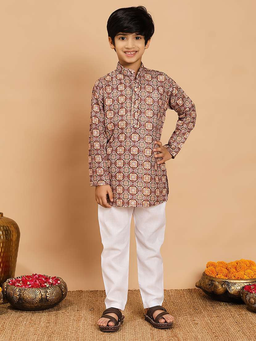 brown rayon kurta sets kurtas & set