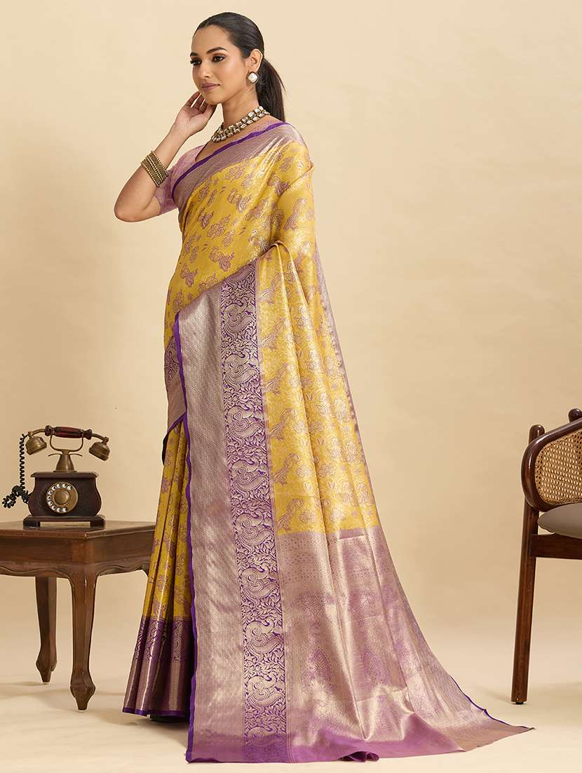women self design banarasi saree with blouse - 22187791 -  Standard Image - 2