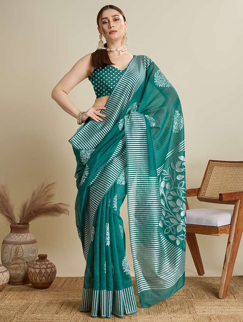 women self design bordered saree with blouse - 22187808 -  Standard Image - 2