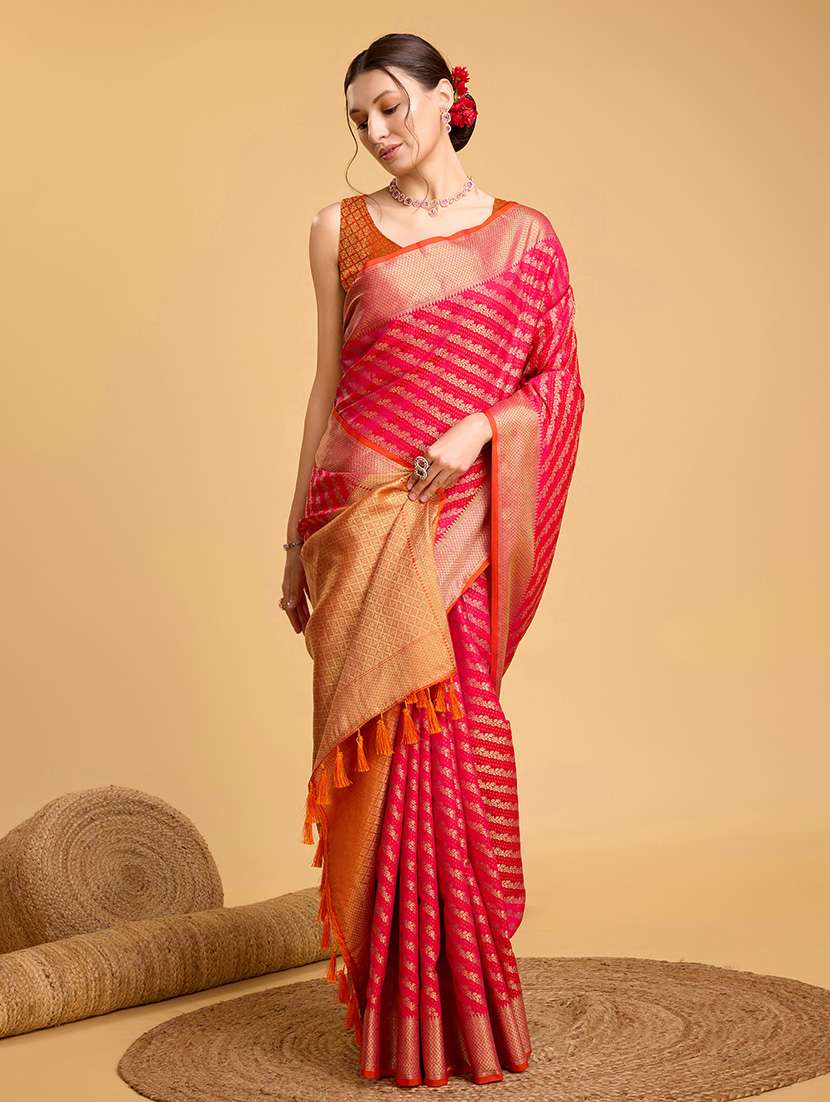 women self design patola saree with blouse - 22187866 -  Standard Image - 2