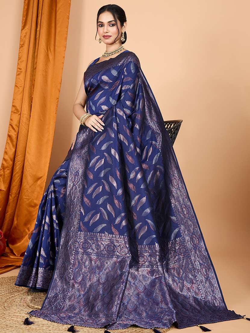 women self design bordered saree with blouse - 22187877 -  Standard Image - 2