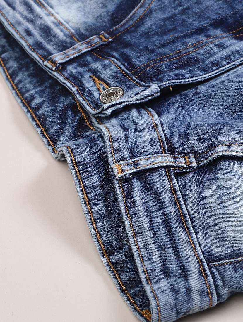 boys washed mid rise cargo jeans - 22215622 -  Standard Image - 2