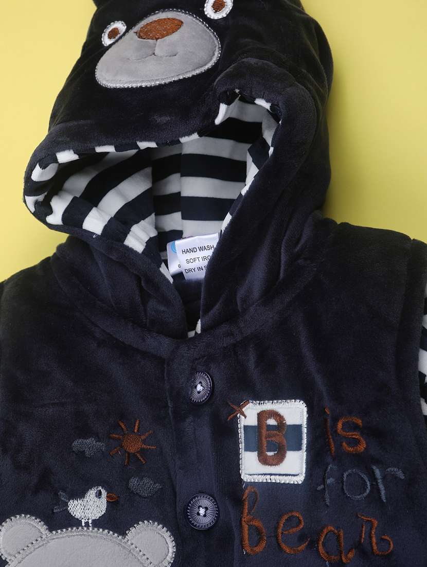 kids striped long sleeve winterwear full length set - 22217059 -  Standard Image - 2