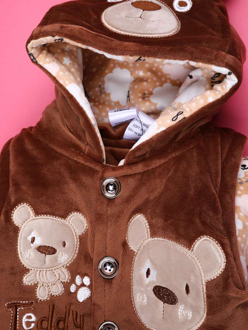 kids printed long sleeve winterwear full length set - 22217062 -  Standard Image - 2