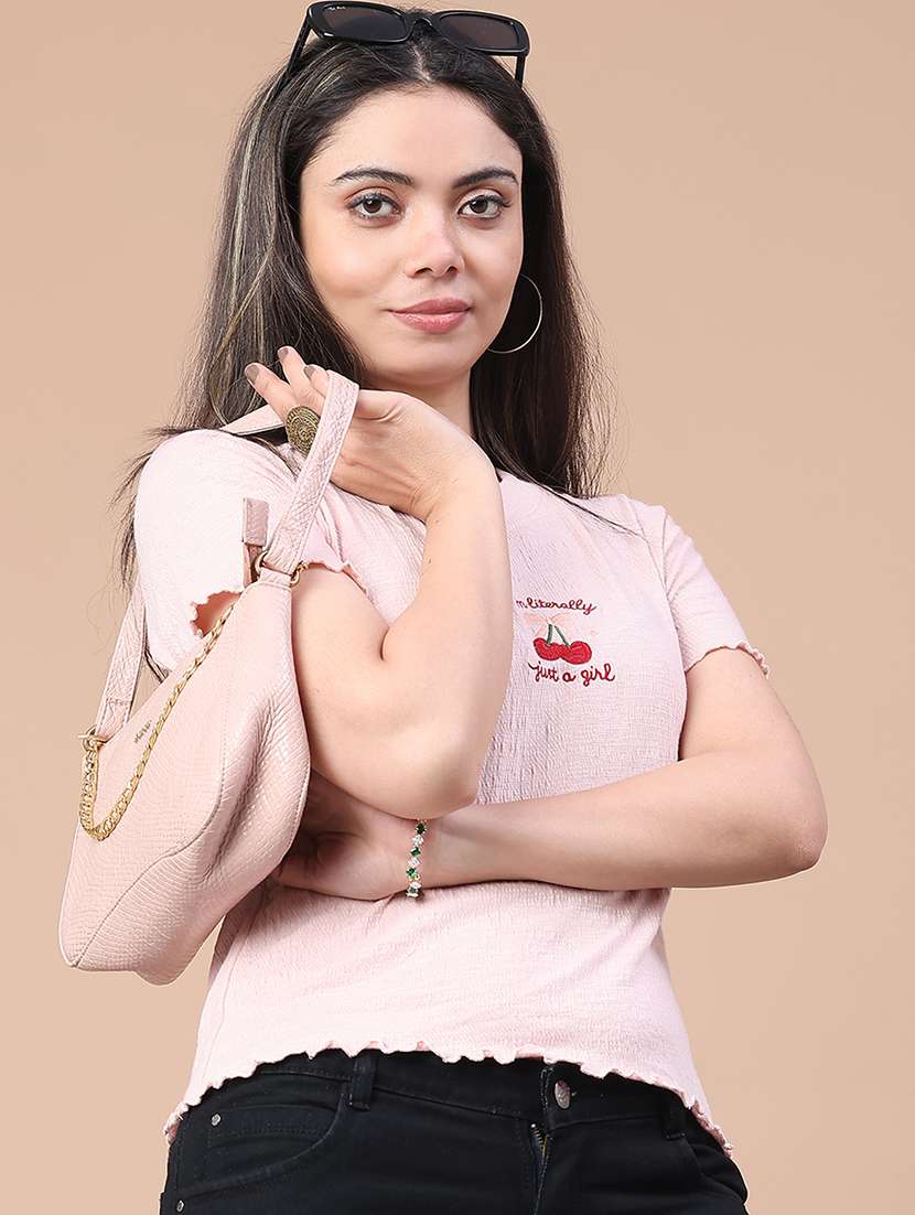 peach cotton regular tshirt