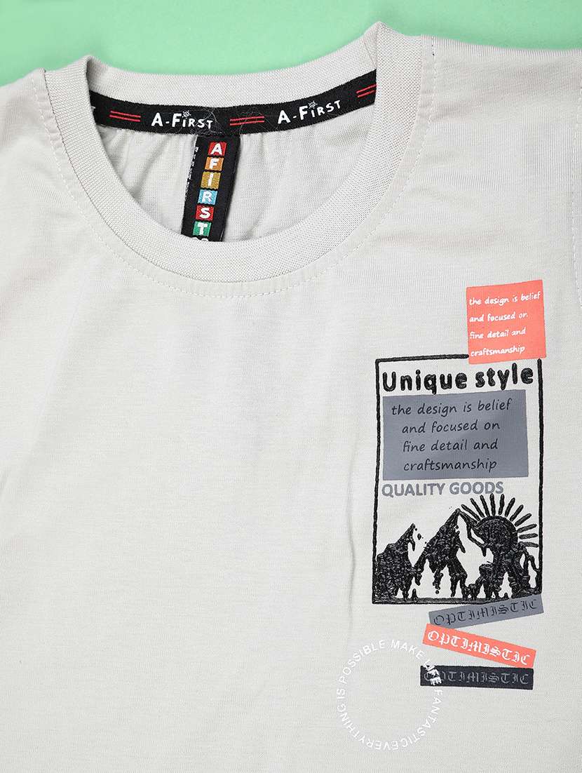 boys printed t-shirt & shorts co-ords set - 22217182 -  Standard Image - 2
