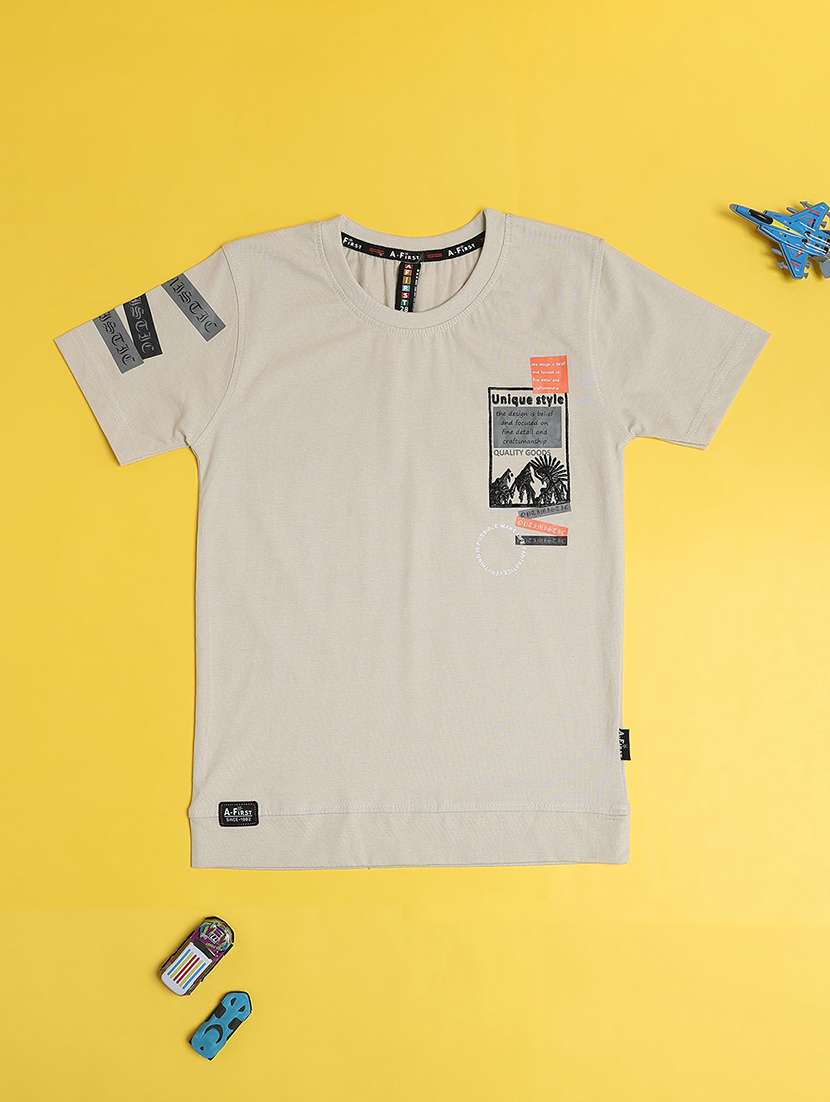 boys printed t-shirt & shorts co-ords set - 22217245 -  Standard Image - 2