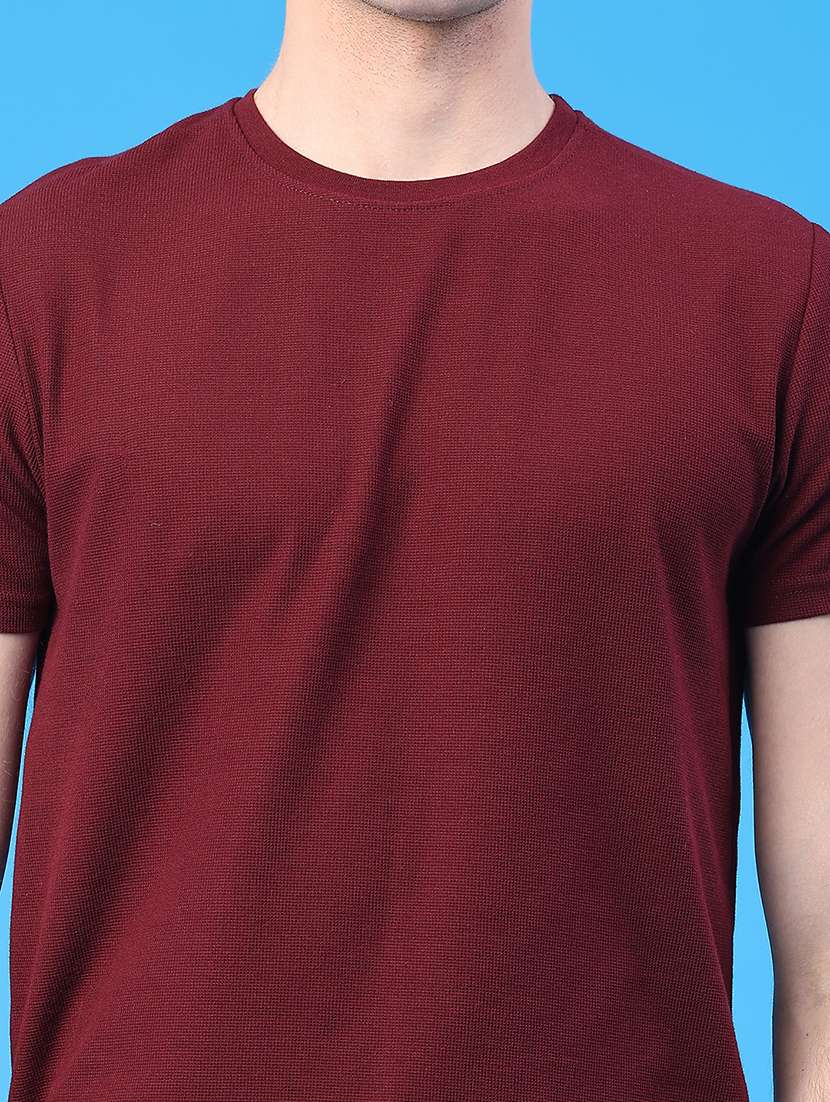 men solid short sleeve regular fit t-shirt - 22217261 -  Standard Image - 2