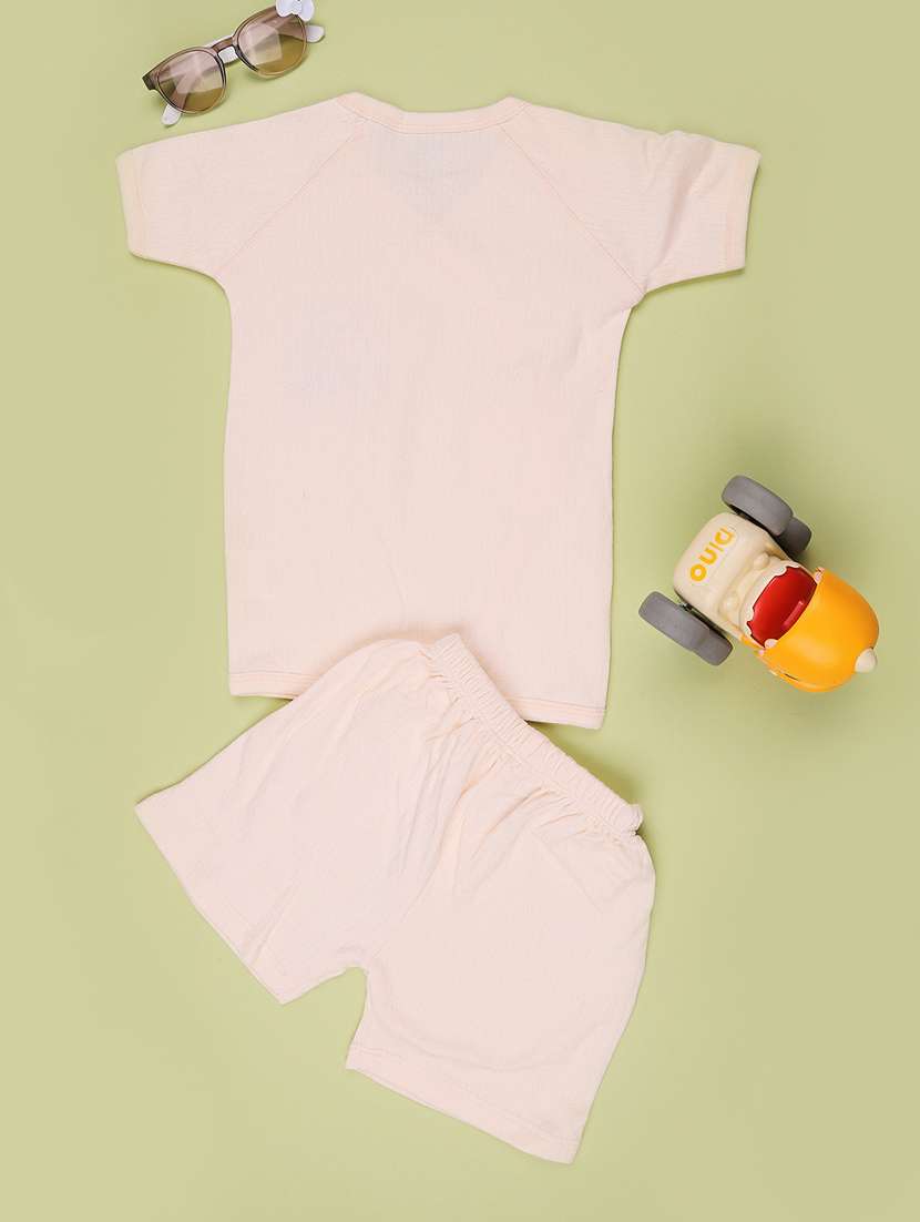 kids embroidered short sleeves shirt and shorts set - 22217308 -  Standard Image - 2
