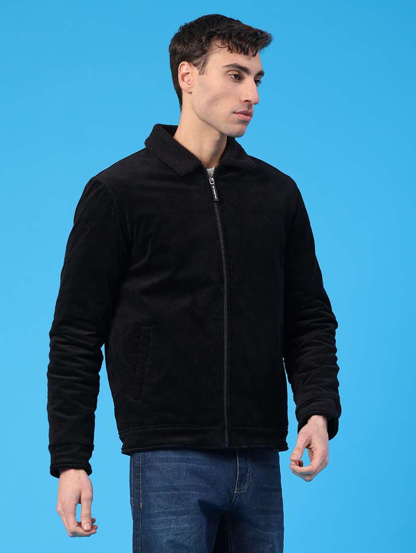 men solid long sleeve casual jacket - 22217372 -  Standard Image - 2