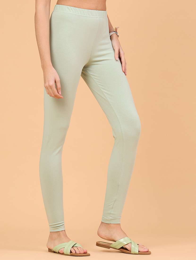 women solid mid rise legging - 22217452 -  Standard Image - 2