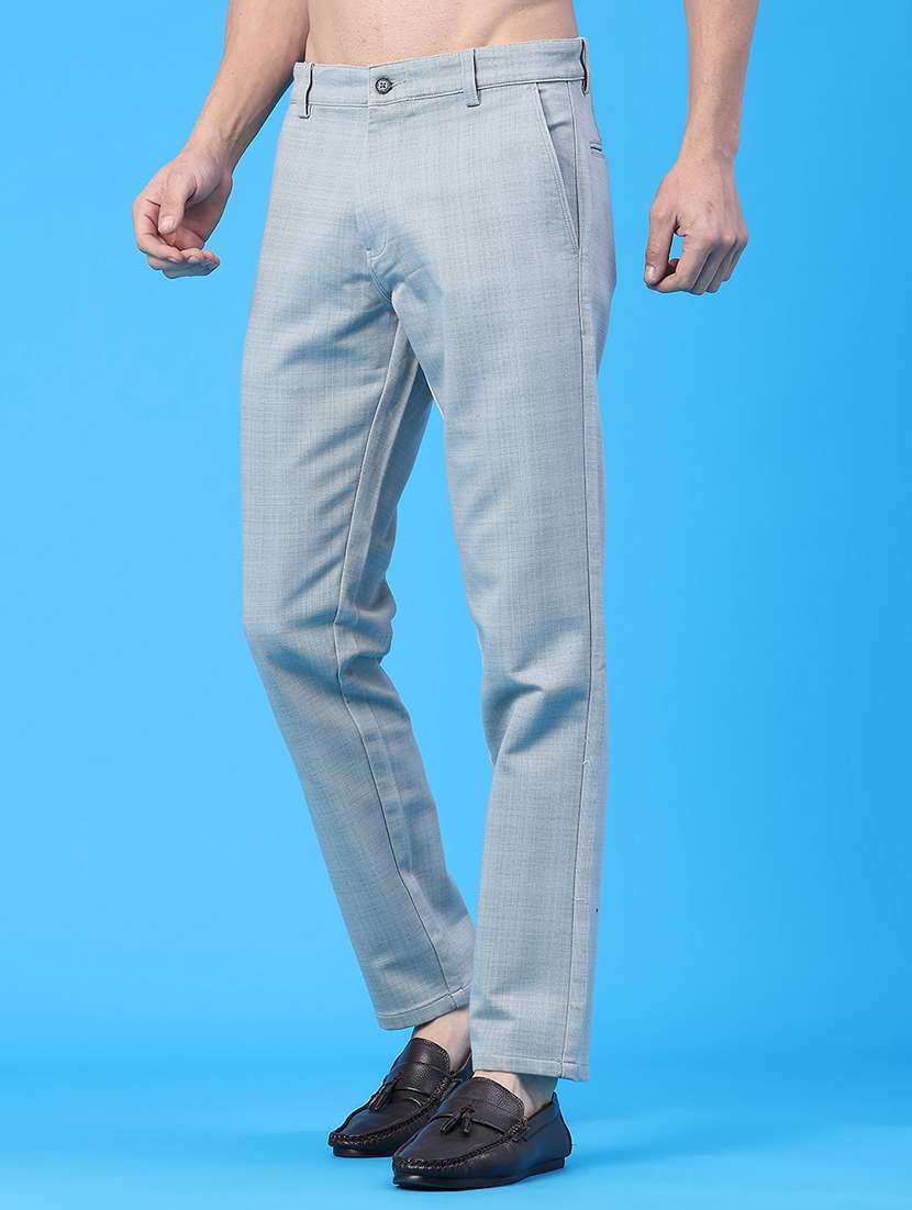 men self design mid rise chinos casual trouser - 22217574 -  Standard Image - 2