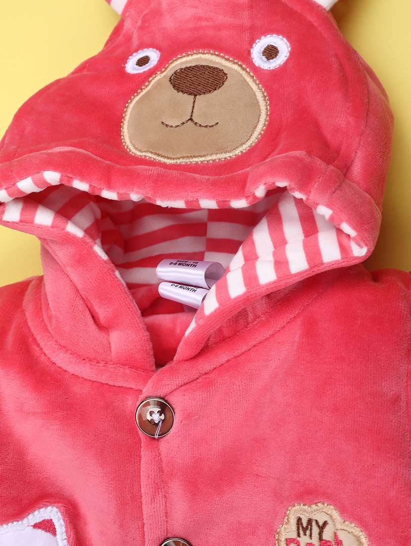 girls striped long sleeve winterwear full length set - 22217589 -  Standard Image - 2