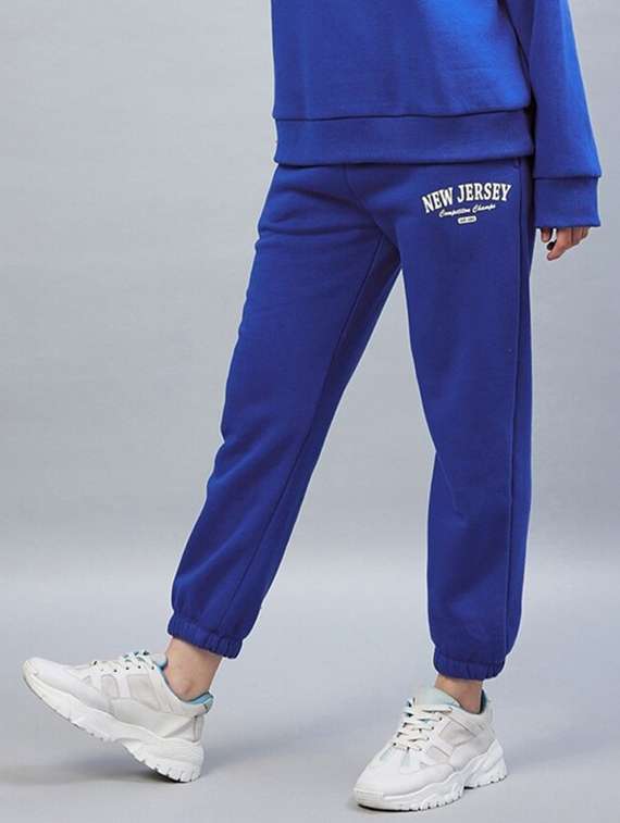 blue cotton joggers - 22217672 -  Standard Image - 2
