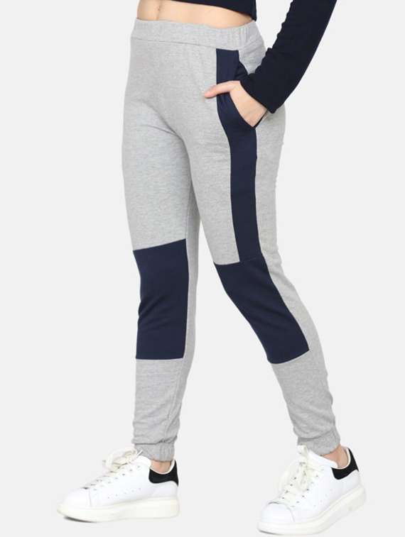 women color blocked mid rise jogger - 22217727 -  Standard Image - 2